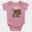 Inniki Plan - Beer Short Sleeve Baby Onesie in Pink Color